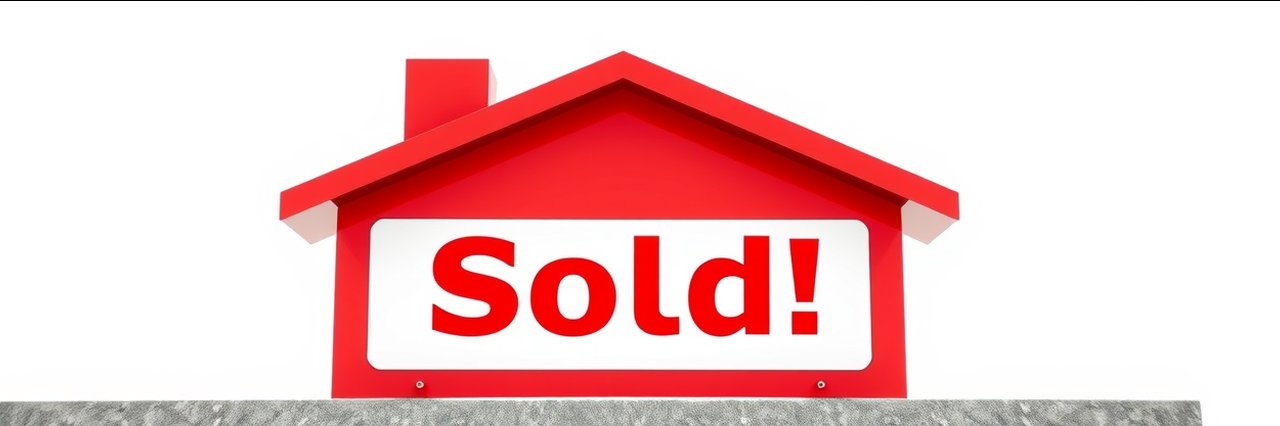 Best realtors in Baltimore sold sign house logo graphic